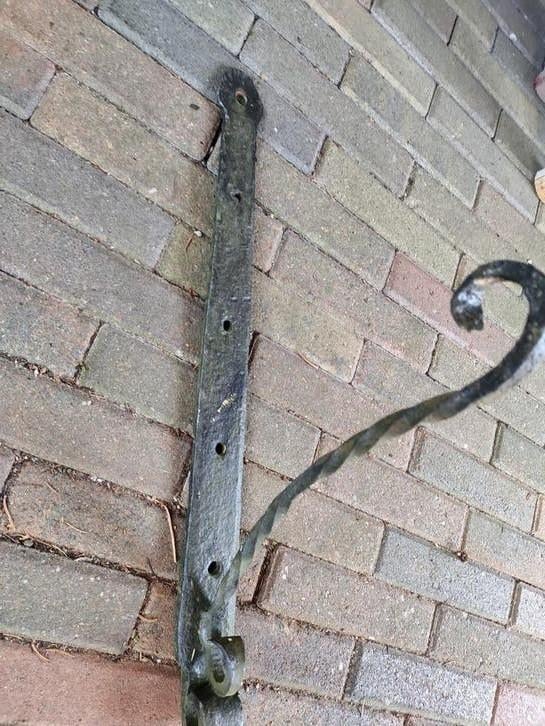 Tuin gietijzeren haak voor bloemmand, bel, windgong etc, Ophalen of Verzenden