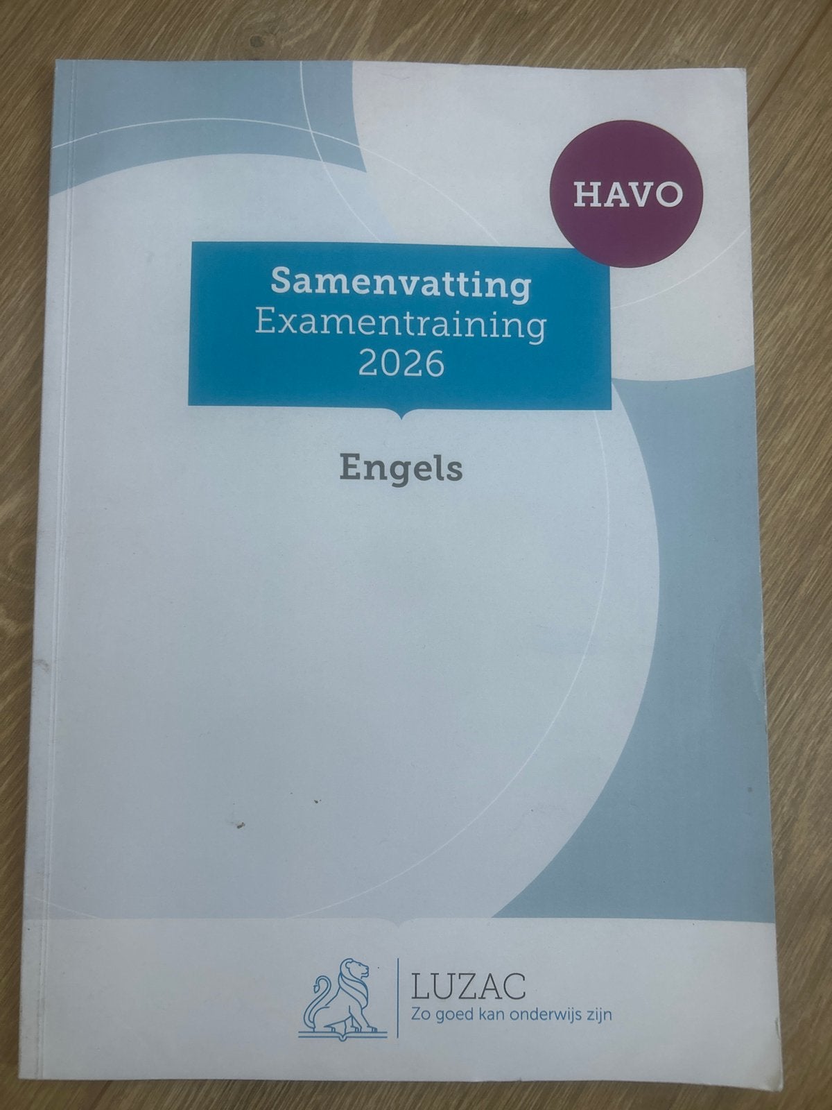 Samenvatting Examentraining Engels HAVO 2026 Luzac, Ophalen of Verzenden, Zo goed als nieuw, HAVO, Engels