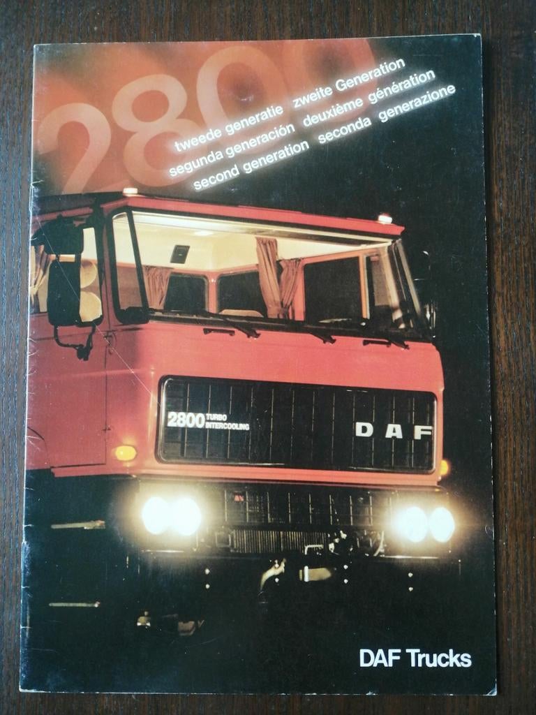 DAF Trucks 2800 Turbo Intercooling Brochure, Verzenden, Gelezen, Overige merken, DAF Trucks