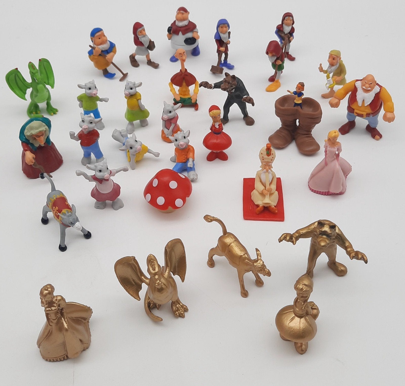 Efteling complete set van 25 figuurtjes + 5 Gouden Emte 2014, Ophalen of Verzenden, Zo goed als nieuw