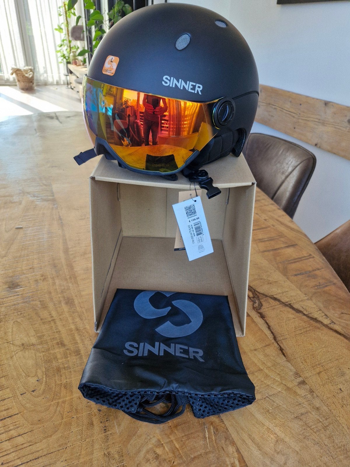 Nieuwe Sinner skihelm, maat L, met prijskaartje en doos, Verzenden, Nieuw