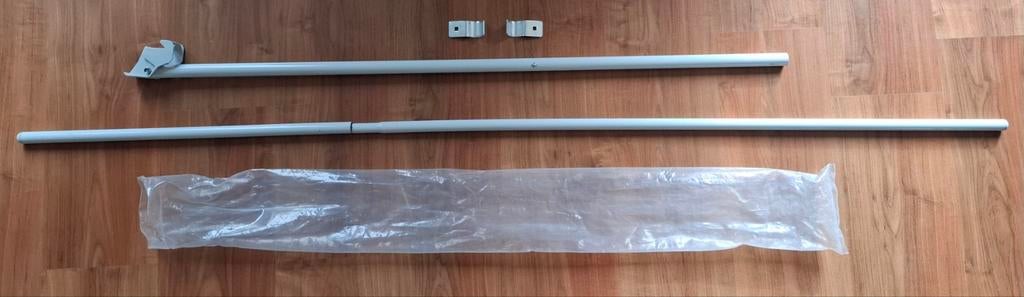 Brustor Spantang/Trekstang met Montage Steun 275 cm, Ophalen of Verzenden