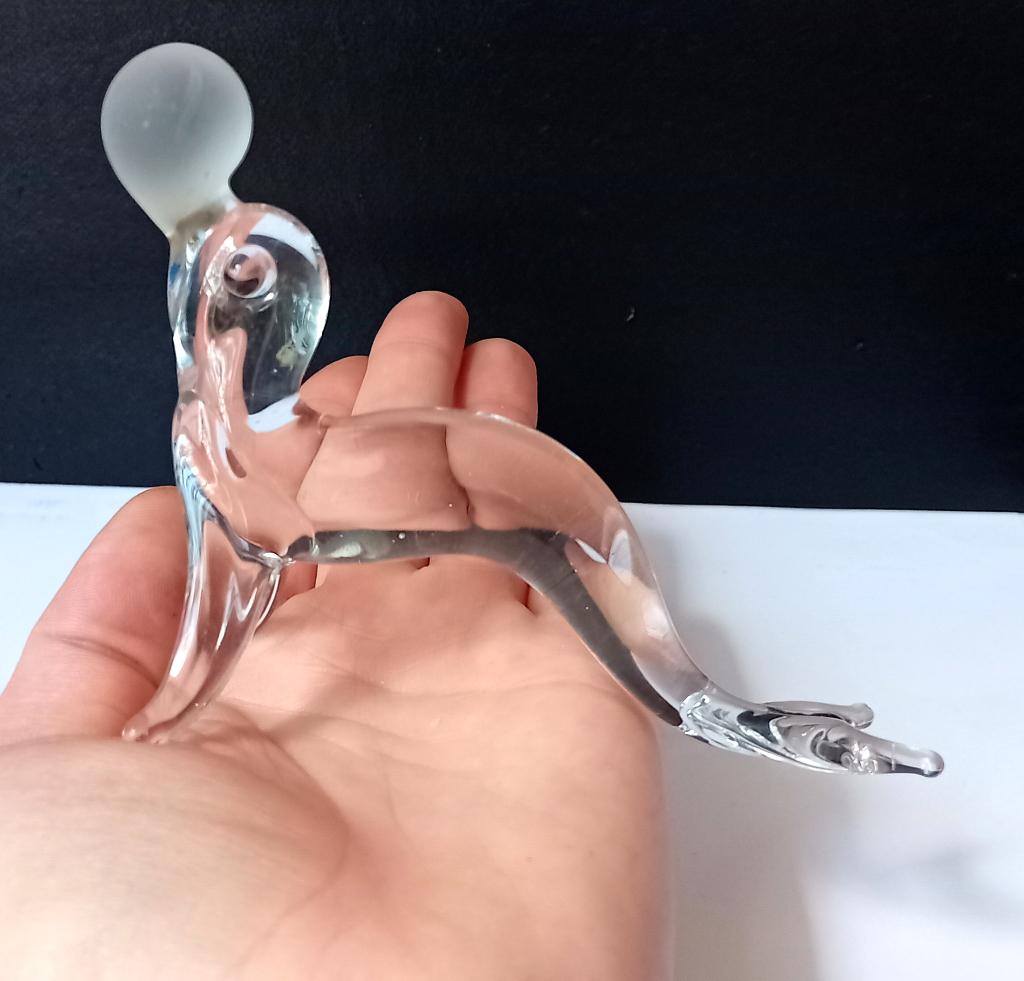 glazen zegel/zeeluw met bal, Ophalen of Verzenden