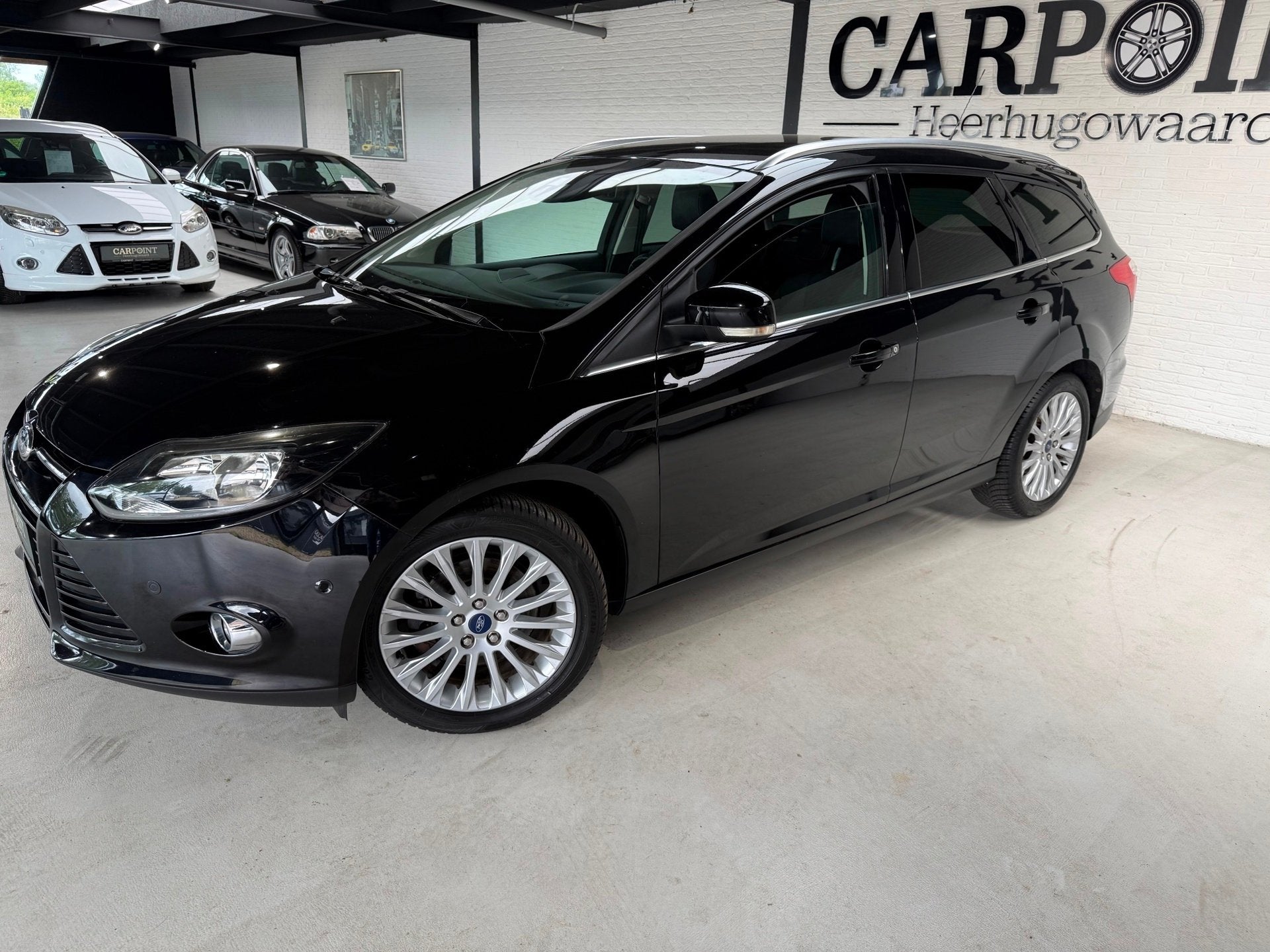 Ford Focus Wagon 1.6 EcoBoost Titanium 2012 182PK Cruise Hal, Auto's, 1596 cc, Gebruikt, 4 cilinders, Leder en Stof