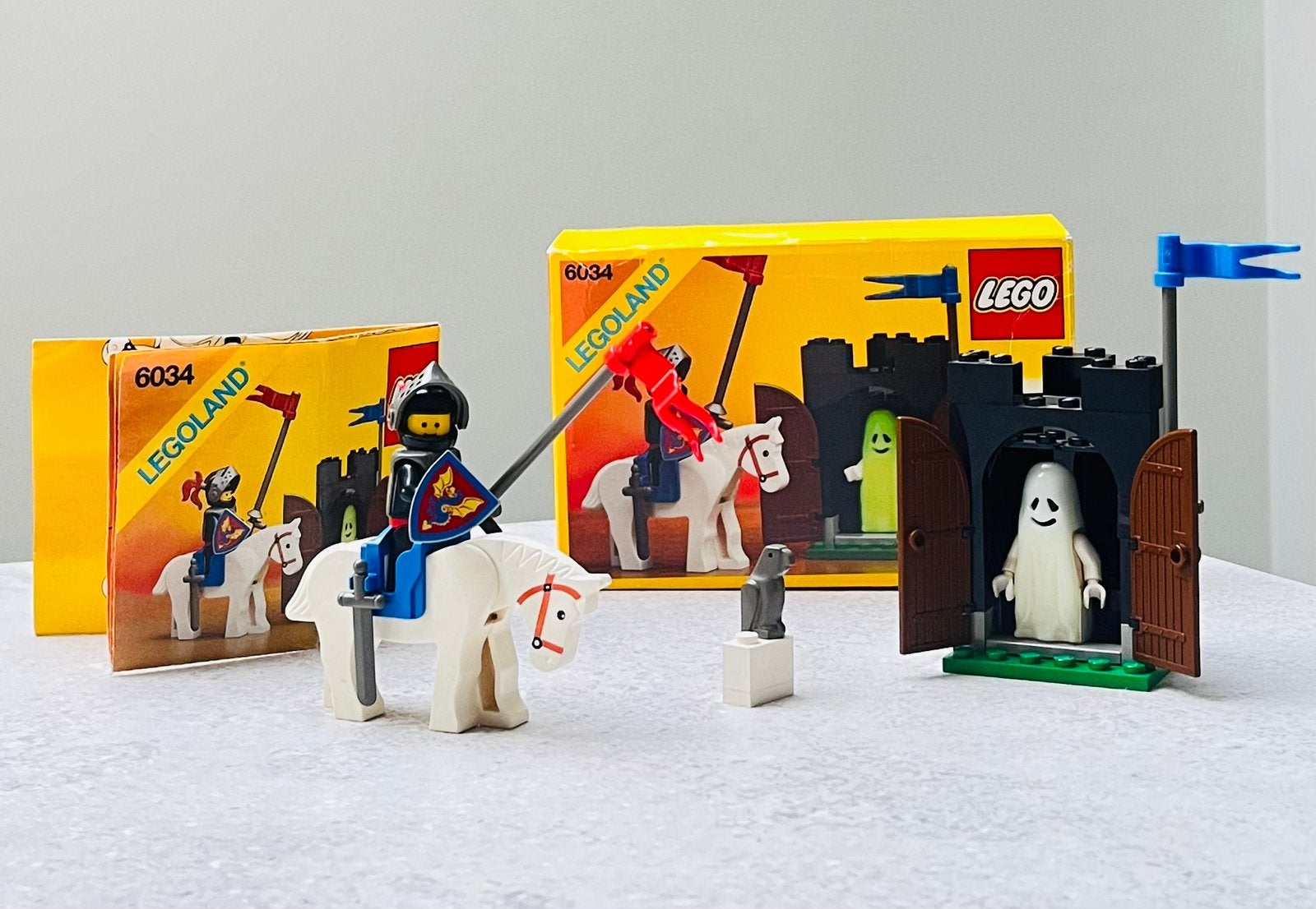 LEGO 6034 - Black Monarch’s Ghost Compleet met zeldzame doos, Gebruikt, Inclusief instructies, Lego, Ophalen of Verzenden
