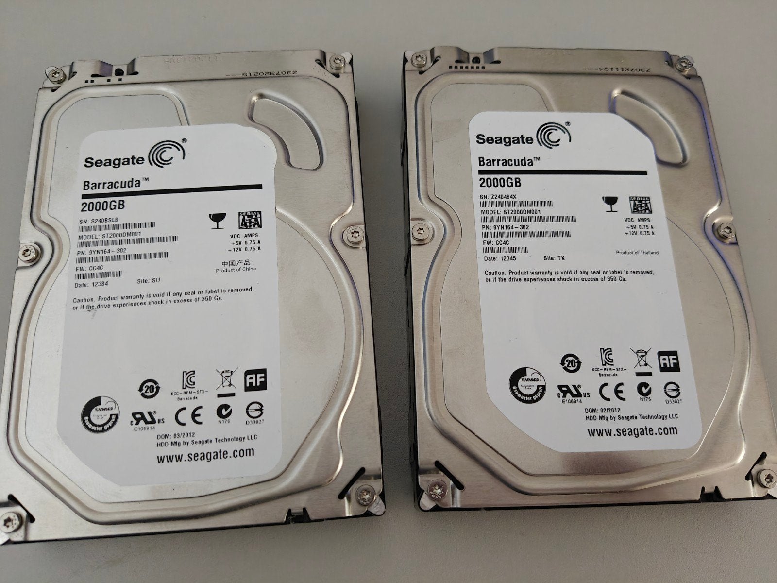 Synology NAS DS213 + 2x 2TB HDD., Ophalen of Verzenden, Gebruikt
