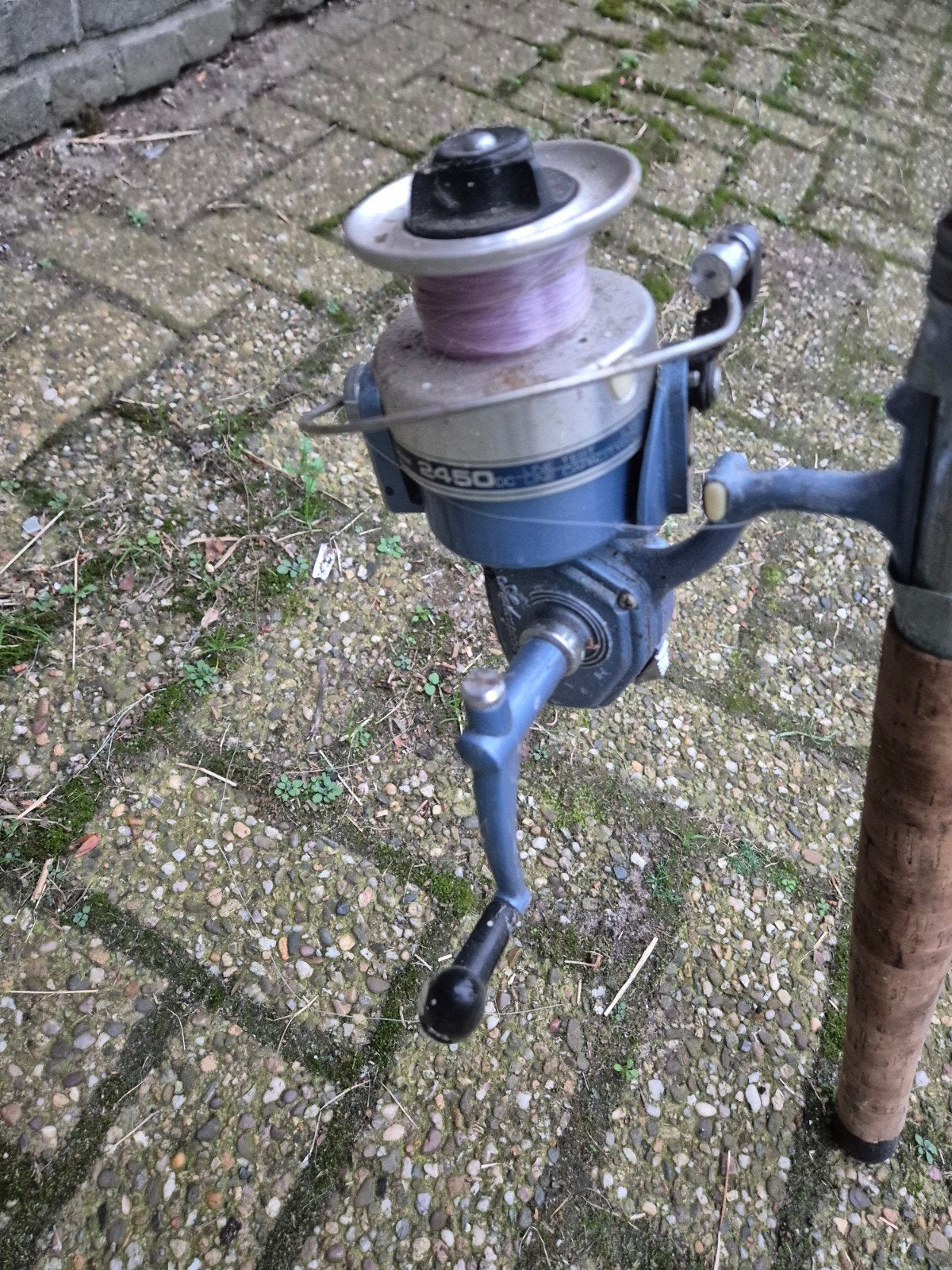 Shakespeare Diamond Werphengel met Molen - 2.70m, Ophalen, Gebruikt, Complete hengel
