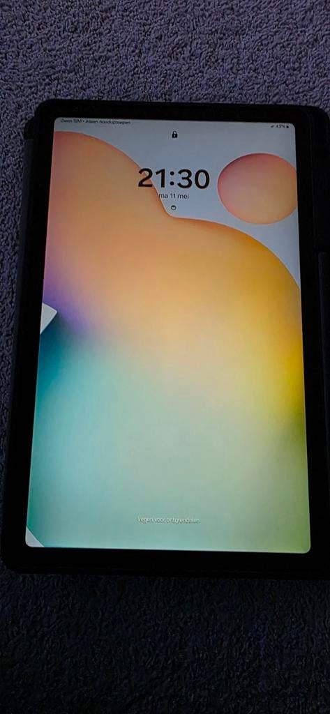 Zwarte Samsung Galaxy Tab S6 Lite 64 (SM-P625) & Book Cover, 10 inch, Ophalen of Verzenden, Zo goed als nieuw, Samsung