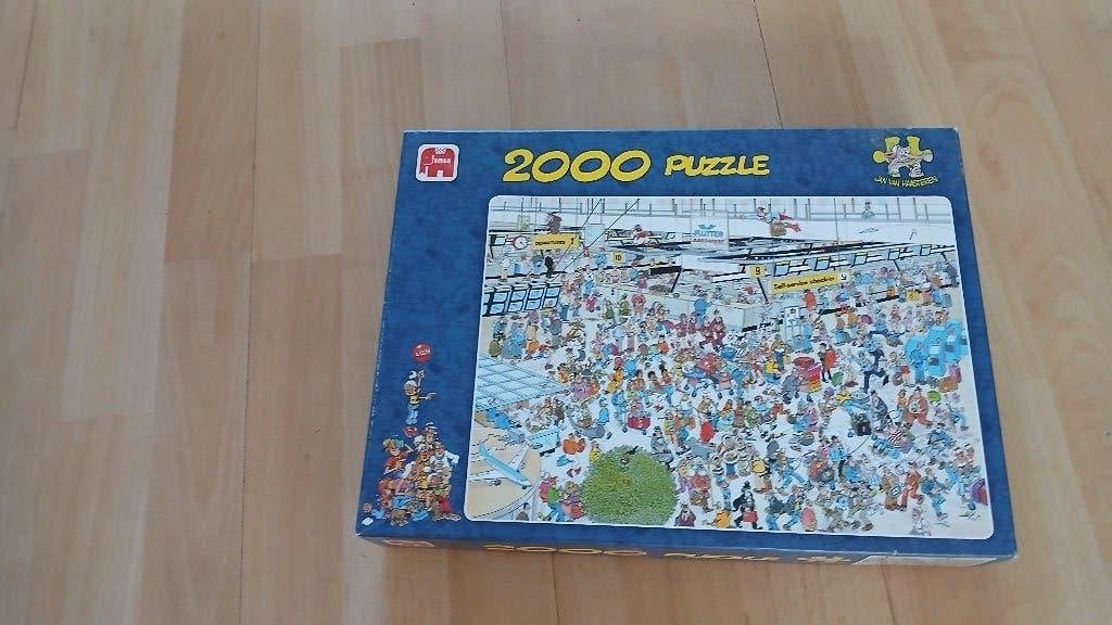DE VERTREKHAL JAN VAN HAASTEREN 2000 stukjes, Hobby en Vrije tijd, Denksport en Puzzels, Ophalen of Verzenden, Meer dan 1500 stukjes