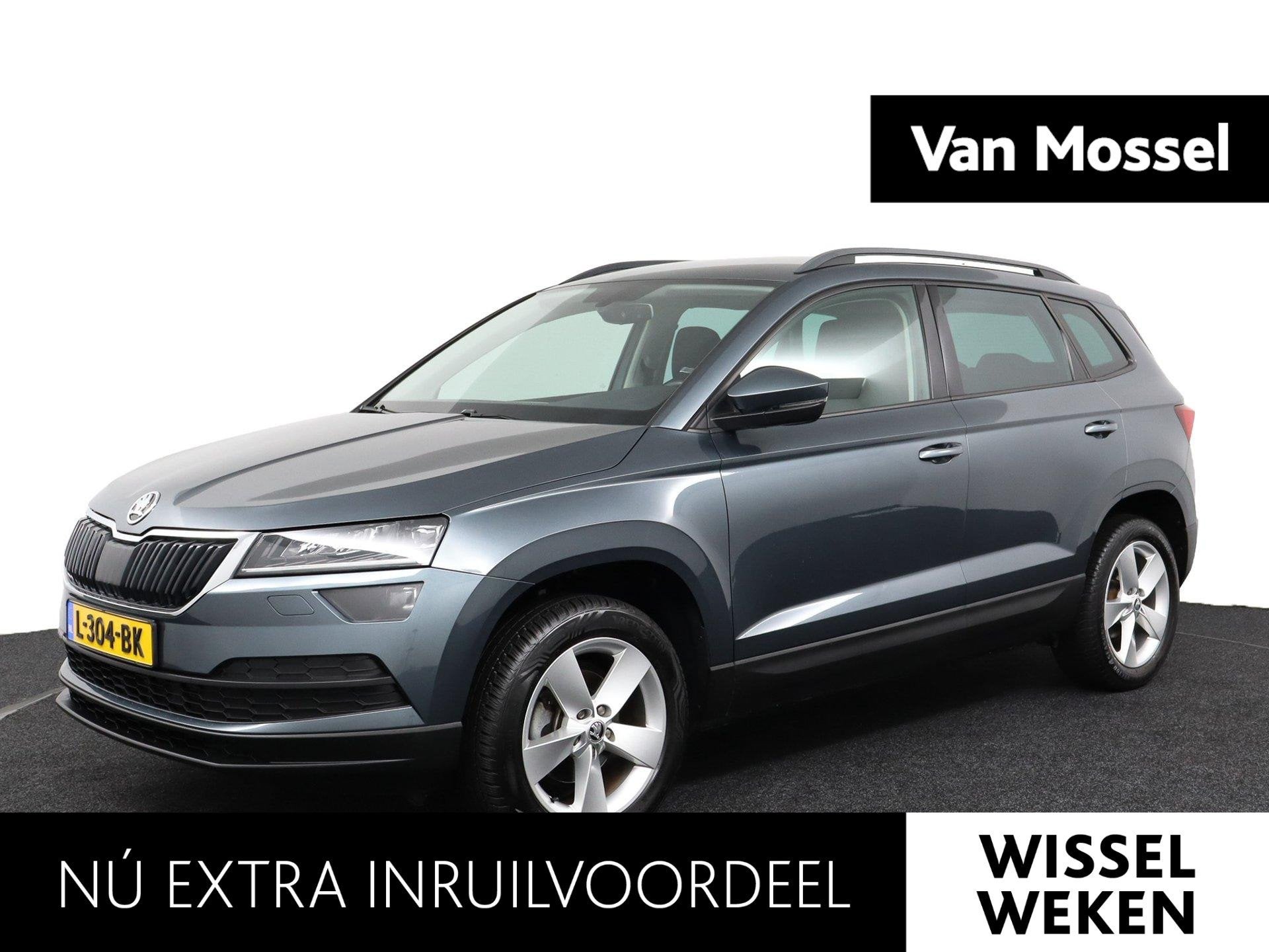 Skoda Karoq 1.5 TSI ACT Sportline Business Automaat | Apple, Auto's, Stof, 4 cilinders, Karoq, Bedrijf