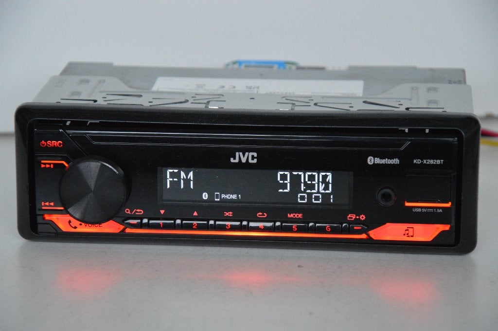 JVC  KD-X282BT  MP3  AUX  USB  BLUETOOTH, Ophalen of Verzenden, Zo goed als nieuw