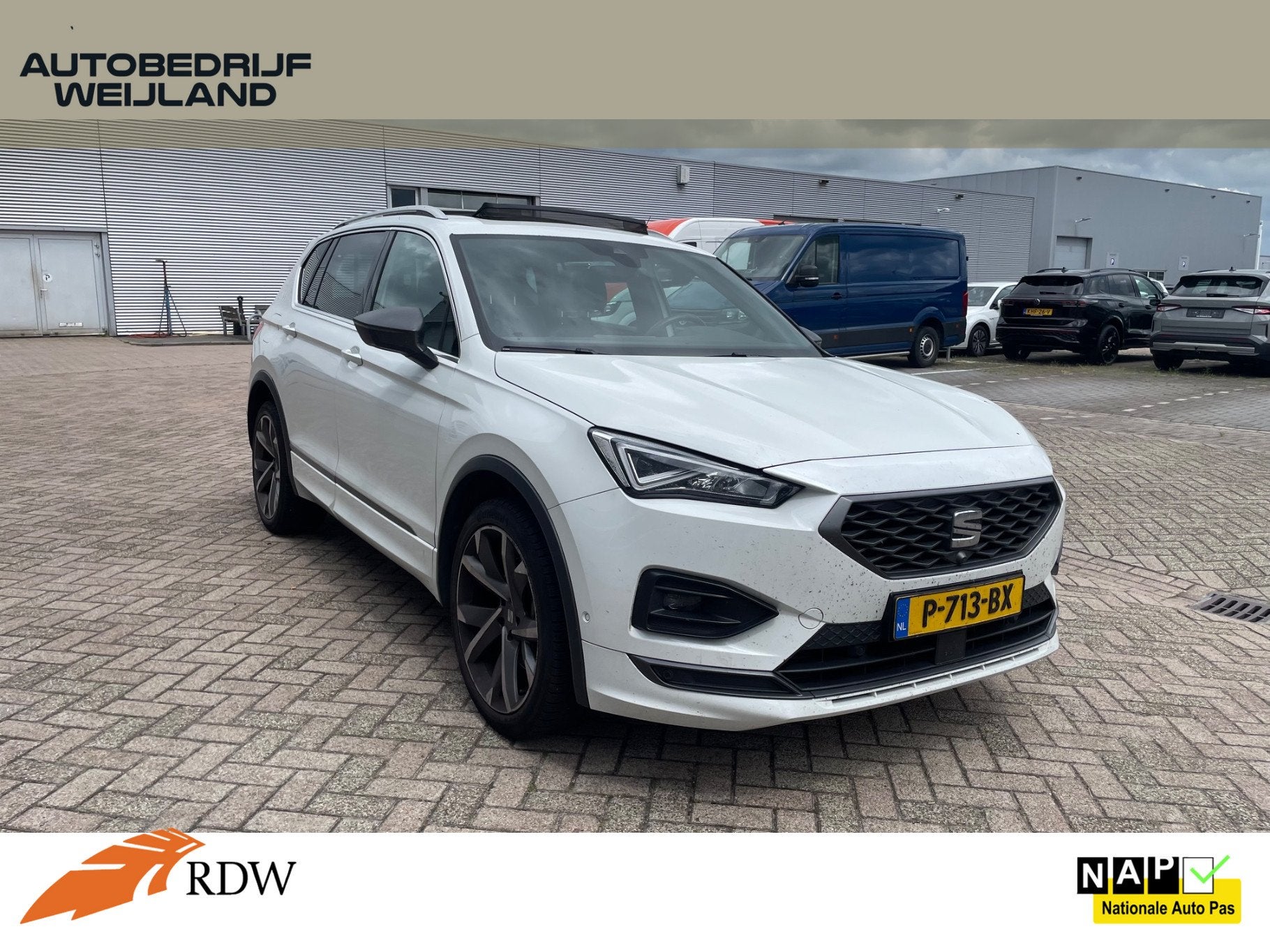 SEAT Tarraco 1.4 TSI e-Hybrid PHEV FR NIEUWSTAAT BTW-auto I, Auto's, 4 cilinders, Wit, Hybride Elektrisch/Benzine, SUV of Terreinwagen