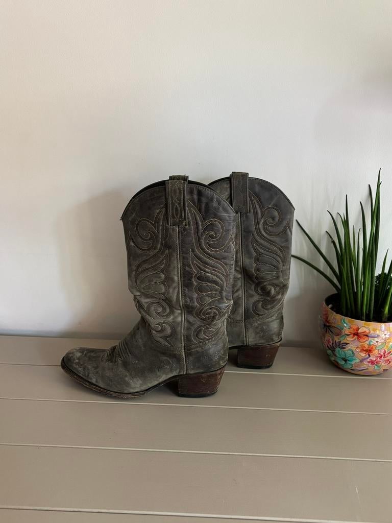 Sendra maat 37, Hoge laarzen, Ophalen of Verzenden, Gedragen, Groen