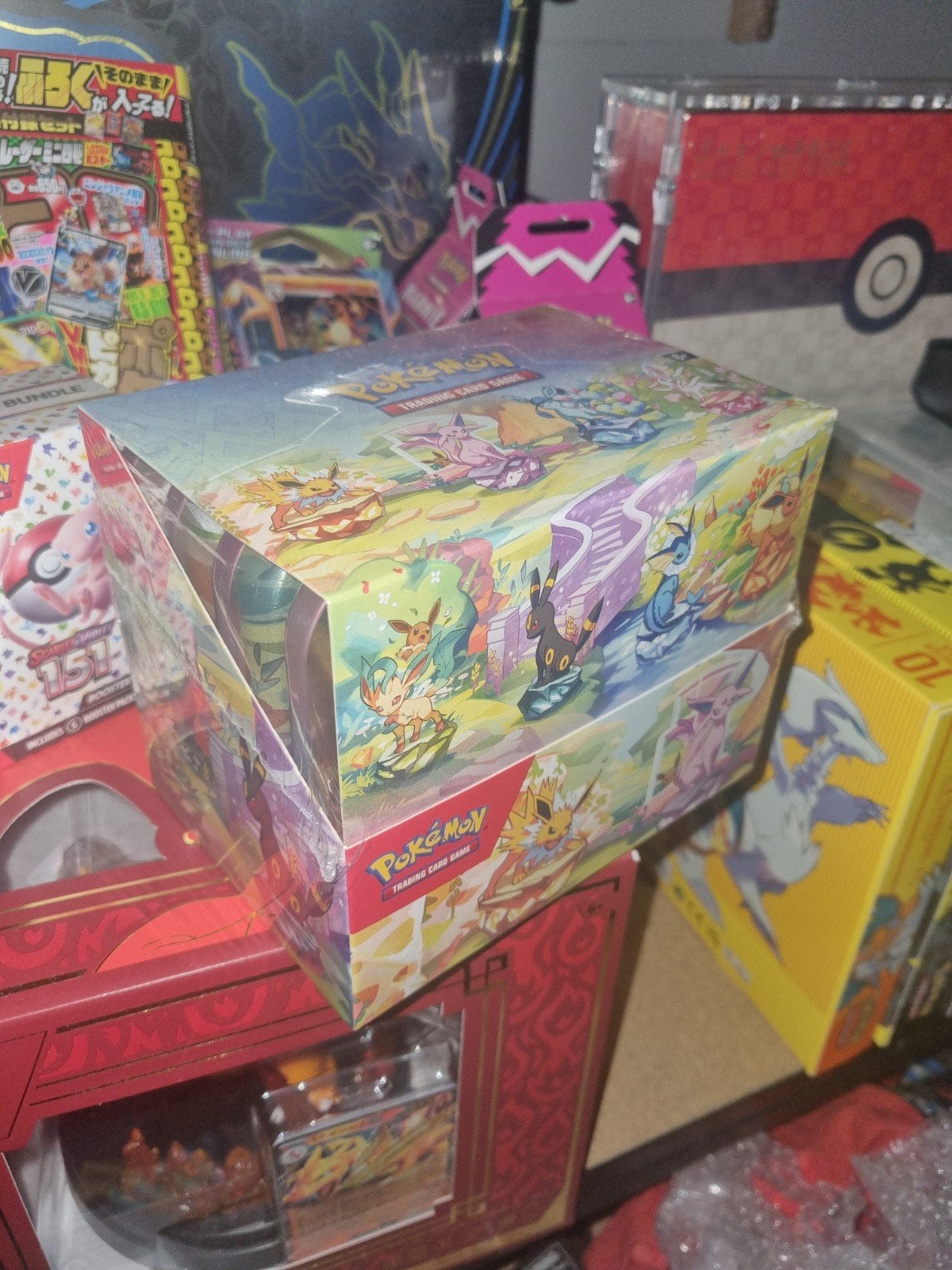 prismatic evolutions mini tin Nieuw en Geseald, Ophalen of Verzenden, Nieuw, Overige typen