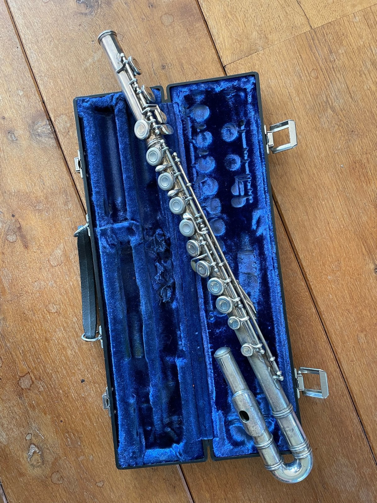 Emerson Dwarsfluit met koffer, Muziek en Instrumenten, Ophalen of Verzenden, Gebruikt, Dwarsfluit, Met koffer of tas