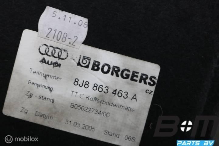 Vloerplaat bagageruimte Audi TT 8J 8J8863463A, Gebruikt