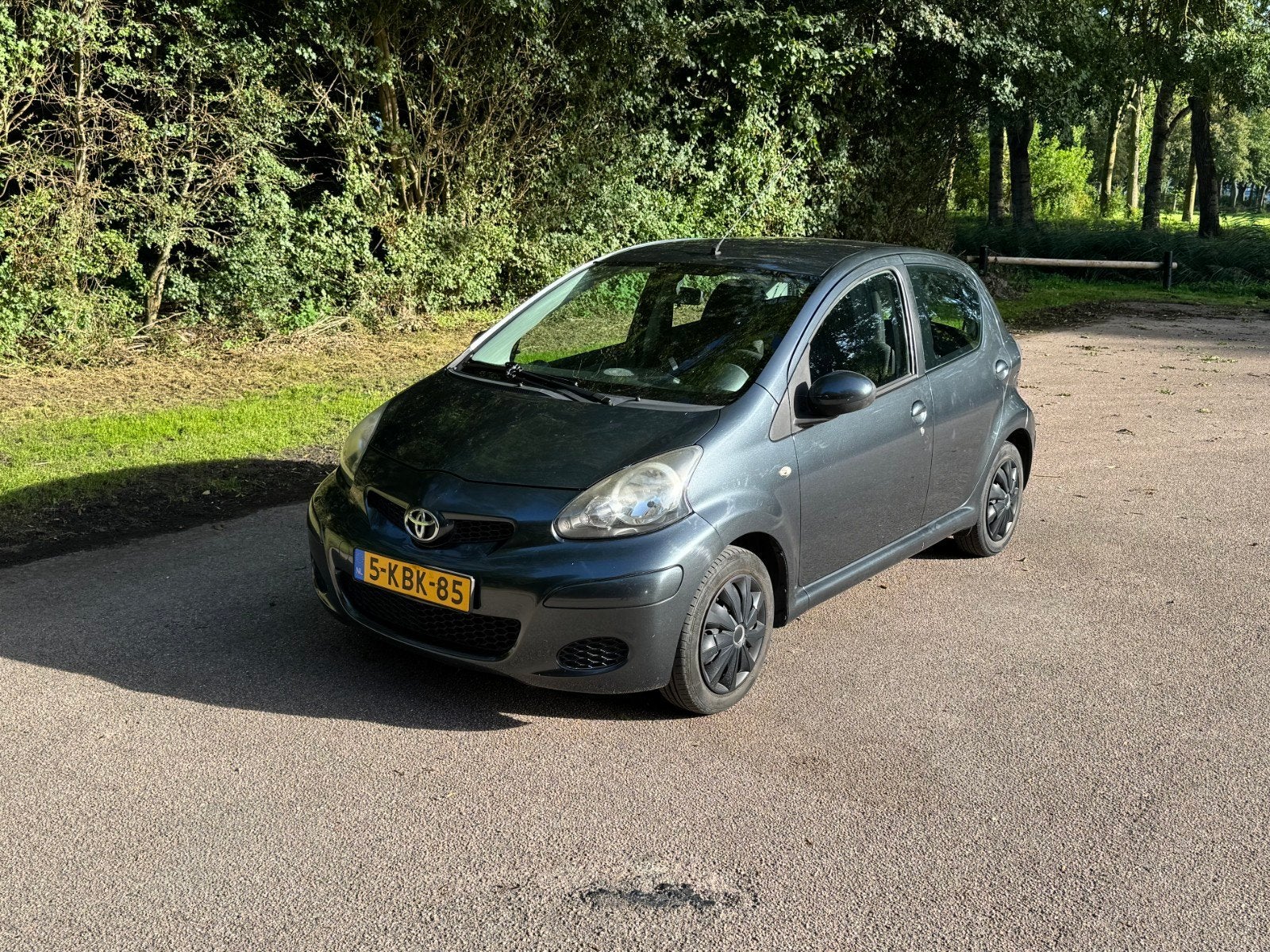 Toyota Aygo 1.0 12V Vvt-i 5DRS 2010 Grijs, Voorwielaandrijving, Dealer onderhouden, 4 stoelen, 68 pk