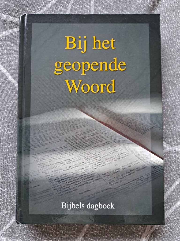 Bijbels dagboek - Bij het geopende Woord, Boeken, Ophalen of Verzenden, Zo goed als nieuw, Predikanten Gereformeerde Gemeenten