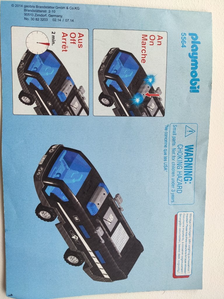 PLAYMOBIL City Action Politietruck met Speedboot 5187 + 5564, Ophalen, Complete set, Overige typen, Zo goed als nieuw