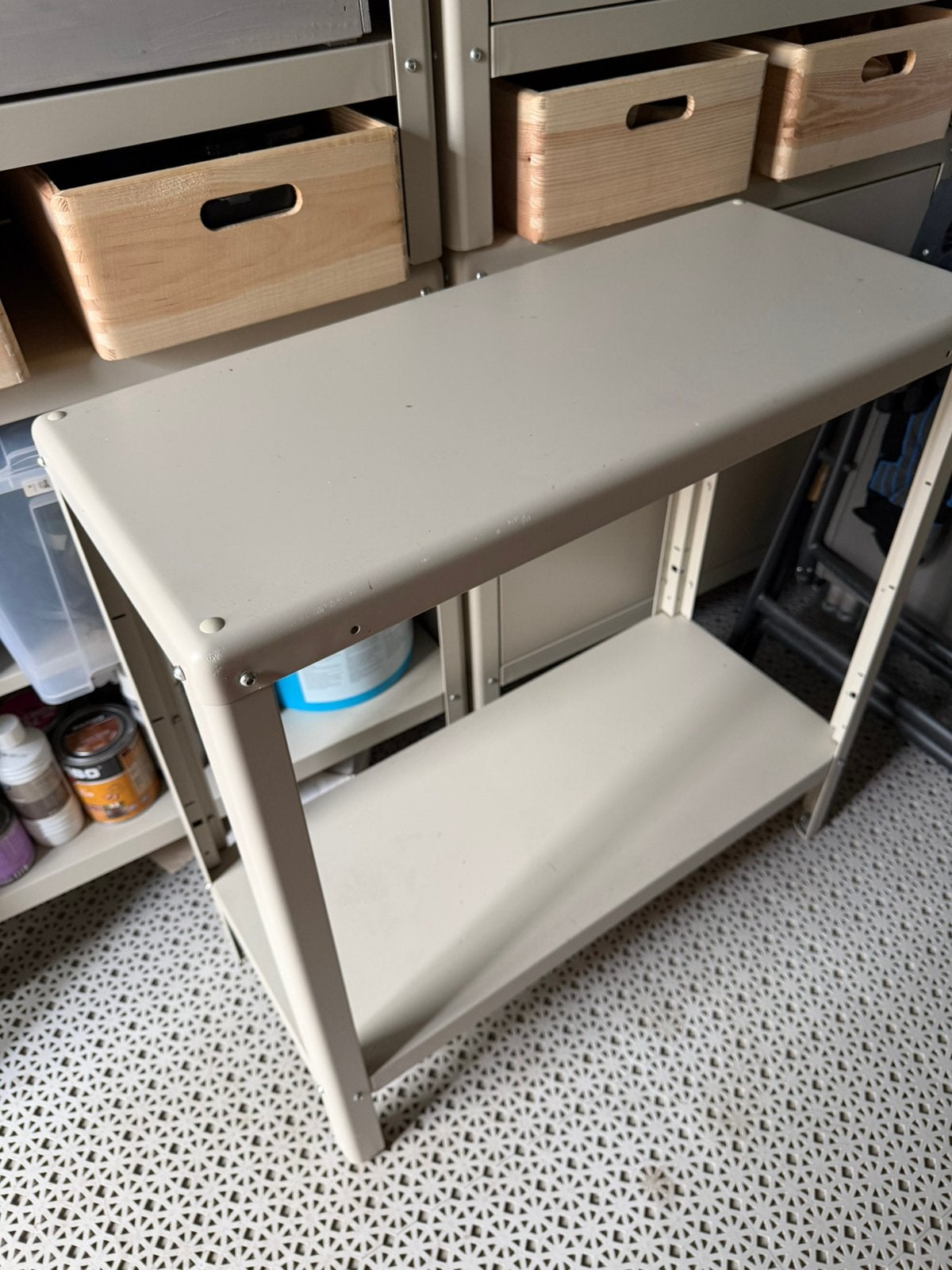 Stellingkast buiten en binnen IKEA KOLBJORN, Huis en Inrichting, Ophalen of Verzenden, Zo goed als nieuw, 25 tot 50 cm, Rechthoekig