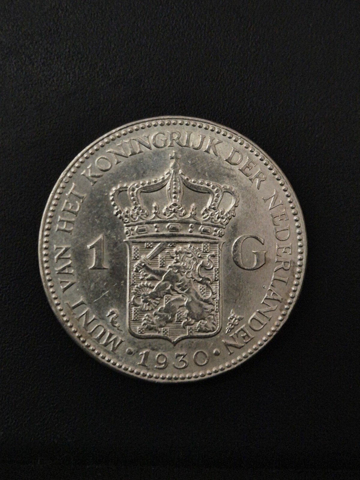 1 Gulden 1930, 1 gulden, Verzenden, Zilver, Koningin Wilhelmina