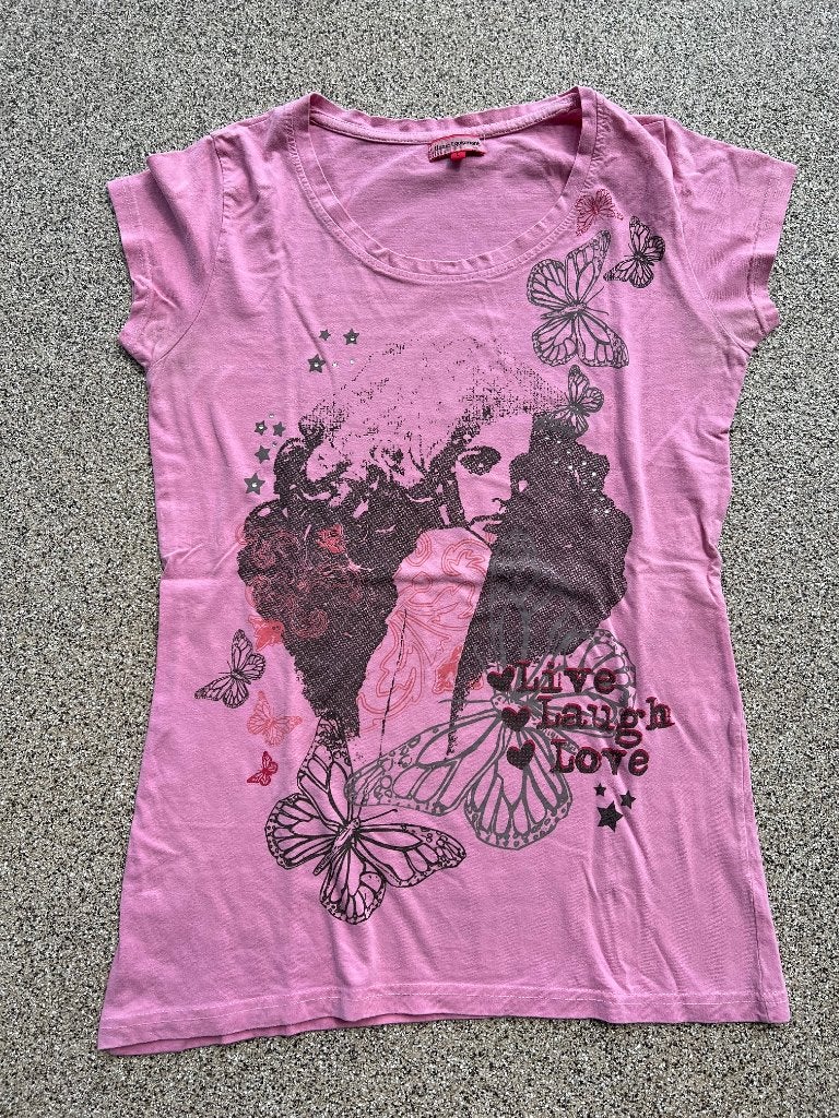 Lang roze T-shirt mt L (40), Maat 38/40 (M), Ophalen of Verzenden, Onbekend, Korte mouw