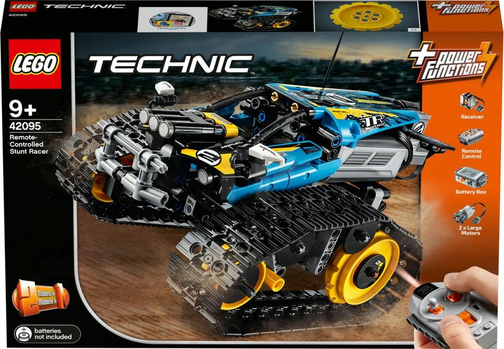 Lego Technic 42095 Afstandsbestuurbare Stunt Racer, Gebruikt, Lego, Ophalen of Verzenden, Complete set