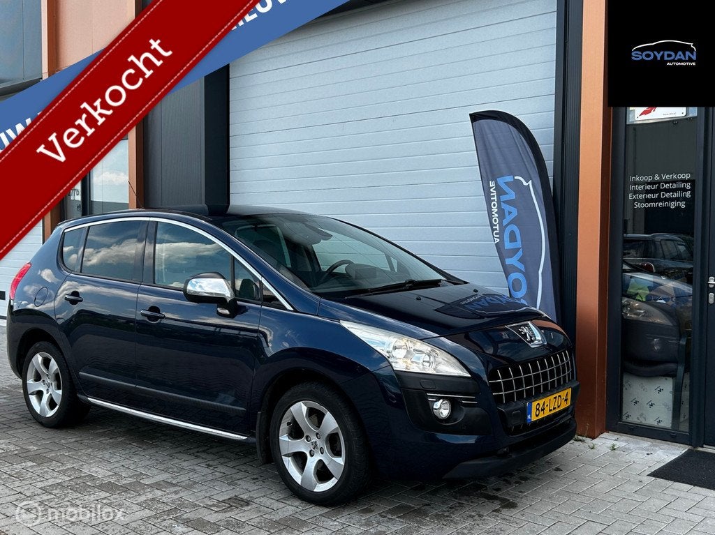 Peugeot 3008 1.6 THP ST | LEDER | NAVI |CRUISE | TREKHAAK, Auto's, Voorwielaandrijving, Euro 5, Gebruikt, Blauw