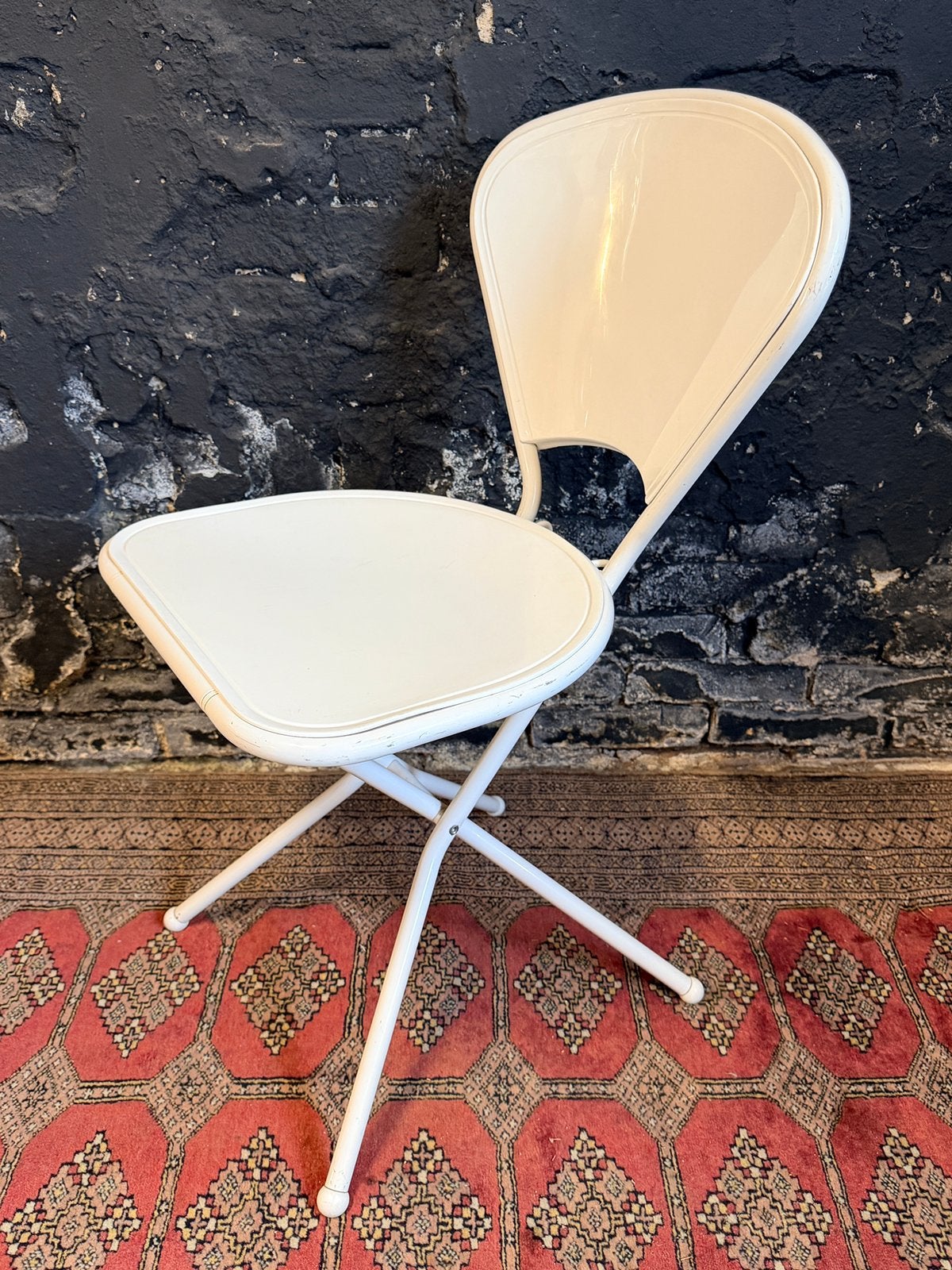 Vintage Ikea design 1987 klapstoel Niels Gammelgaard, Ophalen, Gebruikt, Wit, Vintage 80's design Ikea Niels Gammelgaard