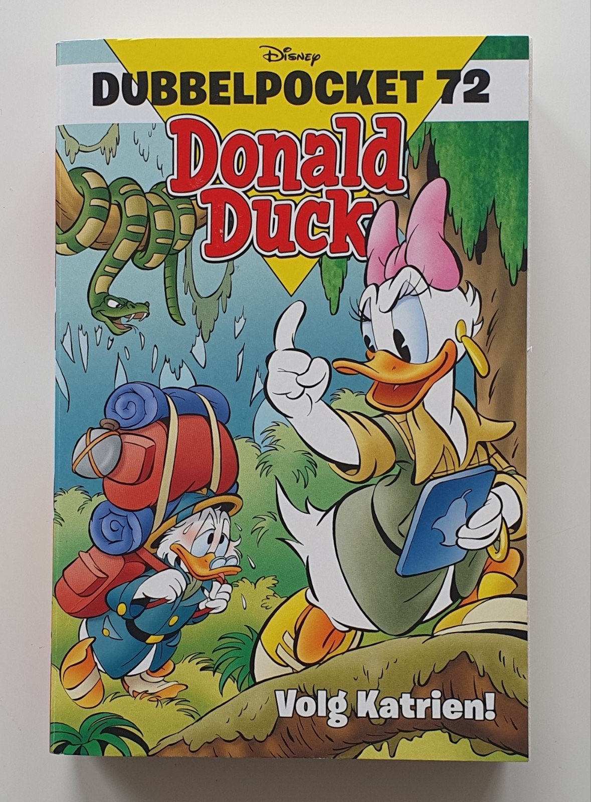 Donald Duck - dubbelpocket 72 - Volg Katrien!, Boeken, Strips | Comics, Meerdere comics, Ophalen of Verzenden, Zo goed als nieuw