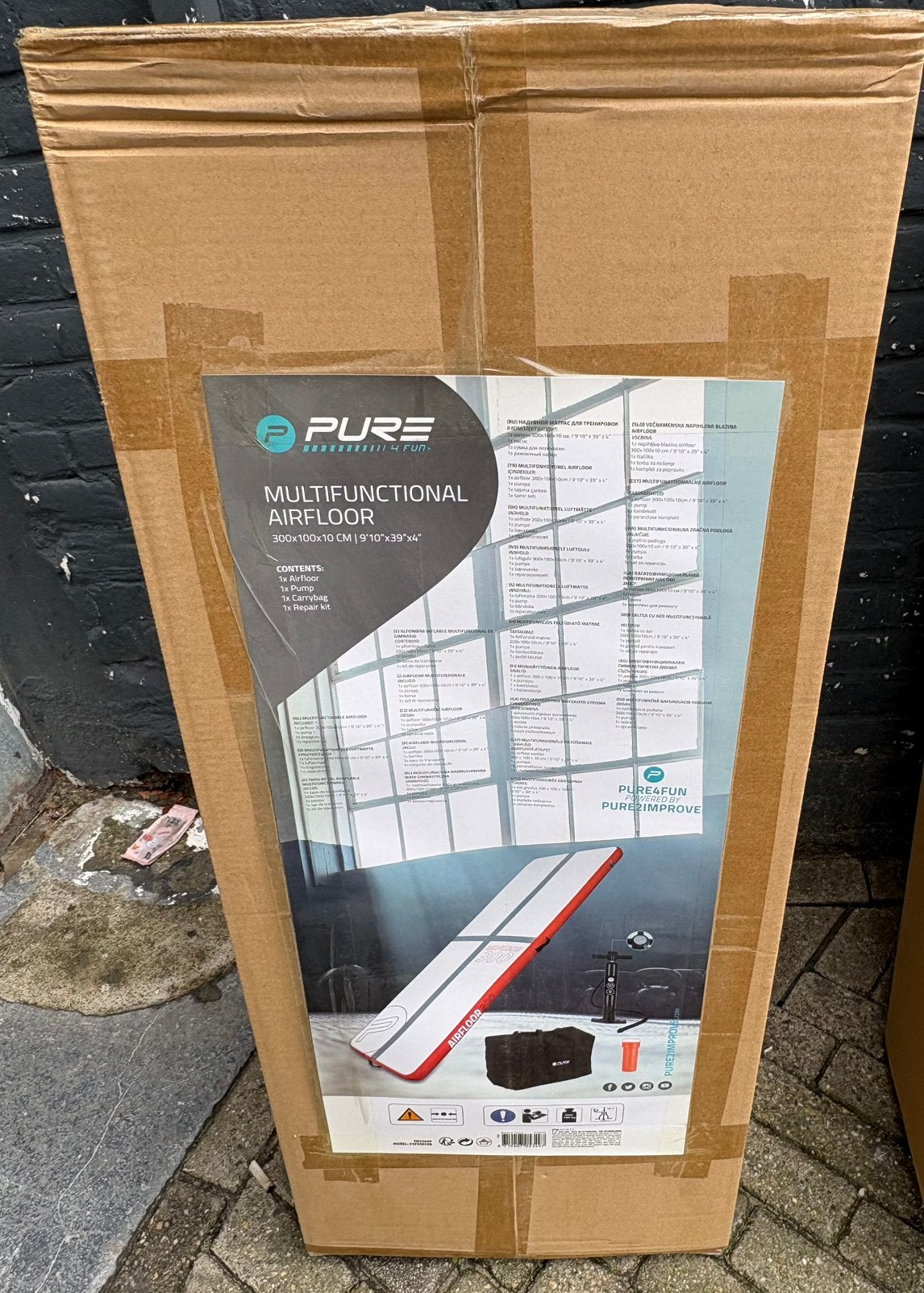 Air Floor 300. airtrack turnmat 300/100/10. zie tekst, Ophalen of Verzenden, Nieuw