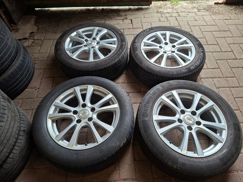 16 inch inter action velgen 5x114,3, Ophalen, Gebruikt, 16 inch, Banden en Velgen