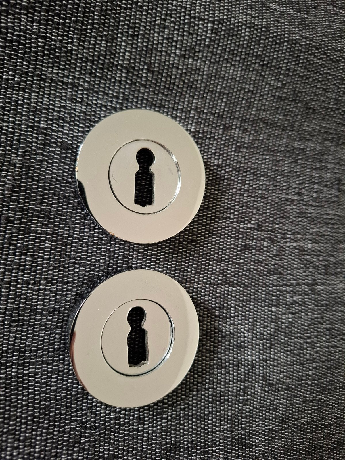 2x deur slotplaatjes, chroom!, Ophalen of Verzenden, Binnendeur, 215 cm of meer