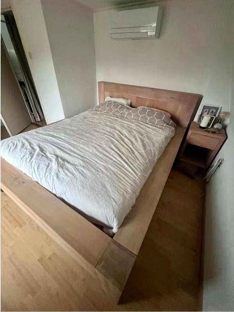 Goossens Duo bed 160x200 met 2 nachtkastjes *alleen ombouw, Huis en Inrichting, Ophalen, Gebruikt, Overige kleuren, 200 cm