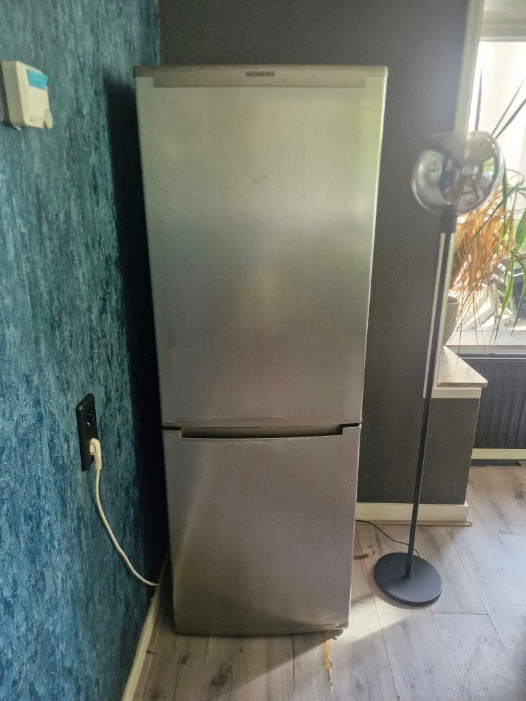 koelkast, Ophalen, Gebruikt, 100 tot 150 liter, 140 tot 160 cm
