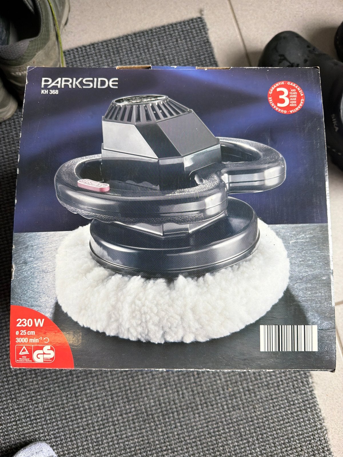 Parkside Auto Boenmachine KH 368 - 230W, Auto diversen, Ophalen of Verzenden, Nieuw