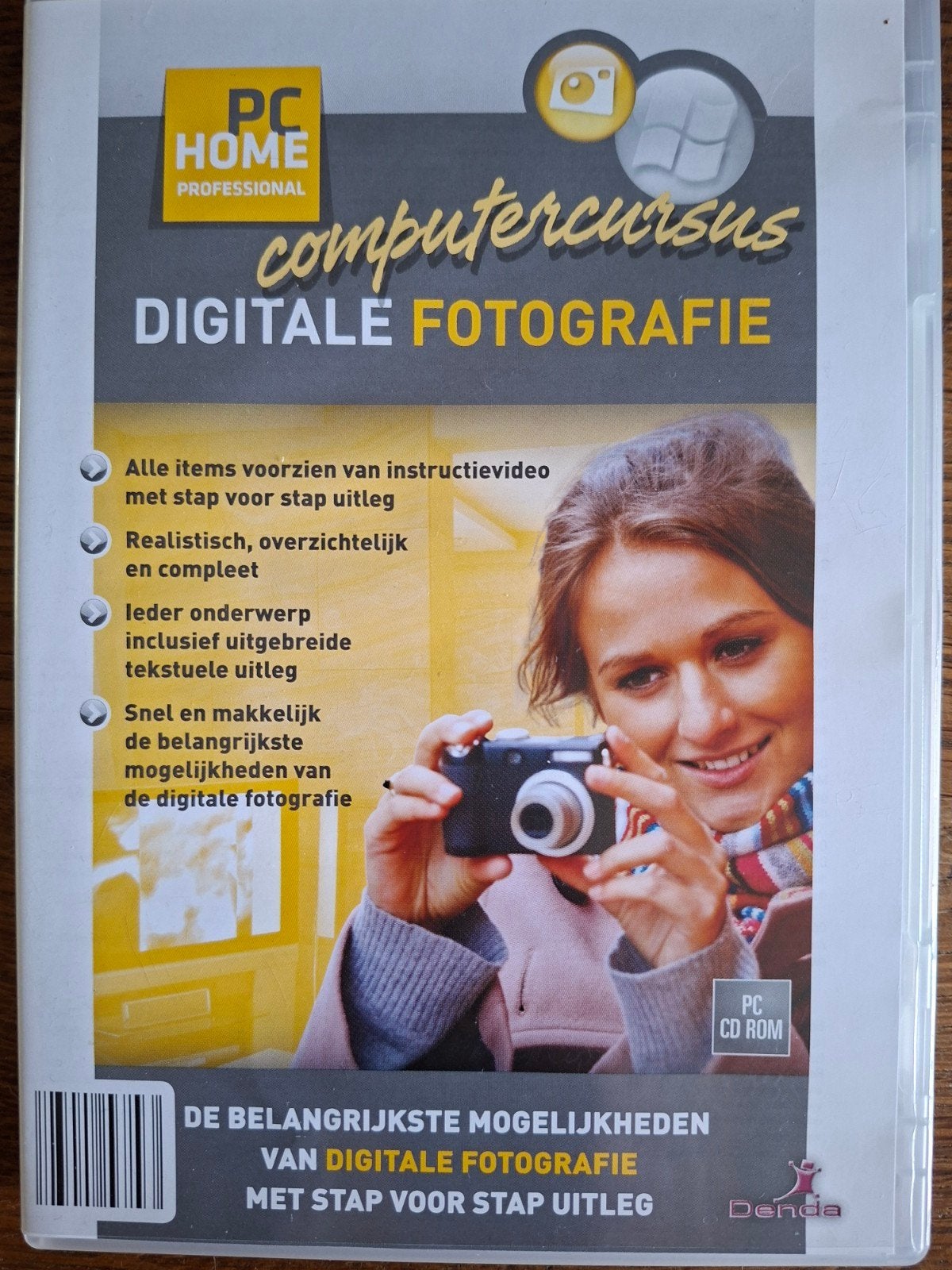 PC CD-ROM Computercursus Digitale Fotografie, Ophalen of Verzenden, Zo goed als nieuw, Software cursus, Windows