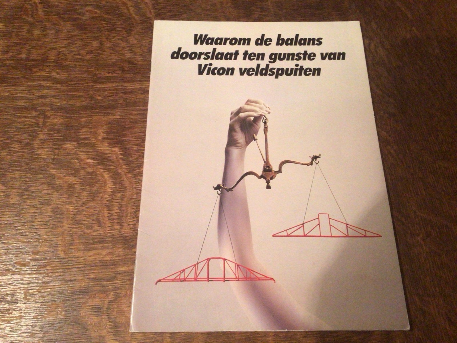 Vicon veldspuiten folder - Waarom de balans doorslaat, Boeken, Ophalen of Verzenden, Zo goed als nieuw, Folder