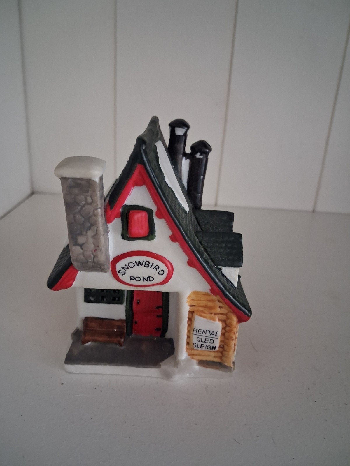 Lemax schaatsverhuur huisje 1995, Ophalen of Verzenden