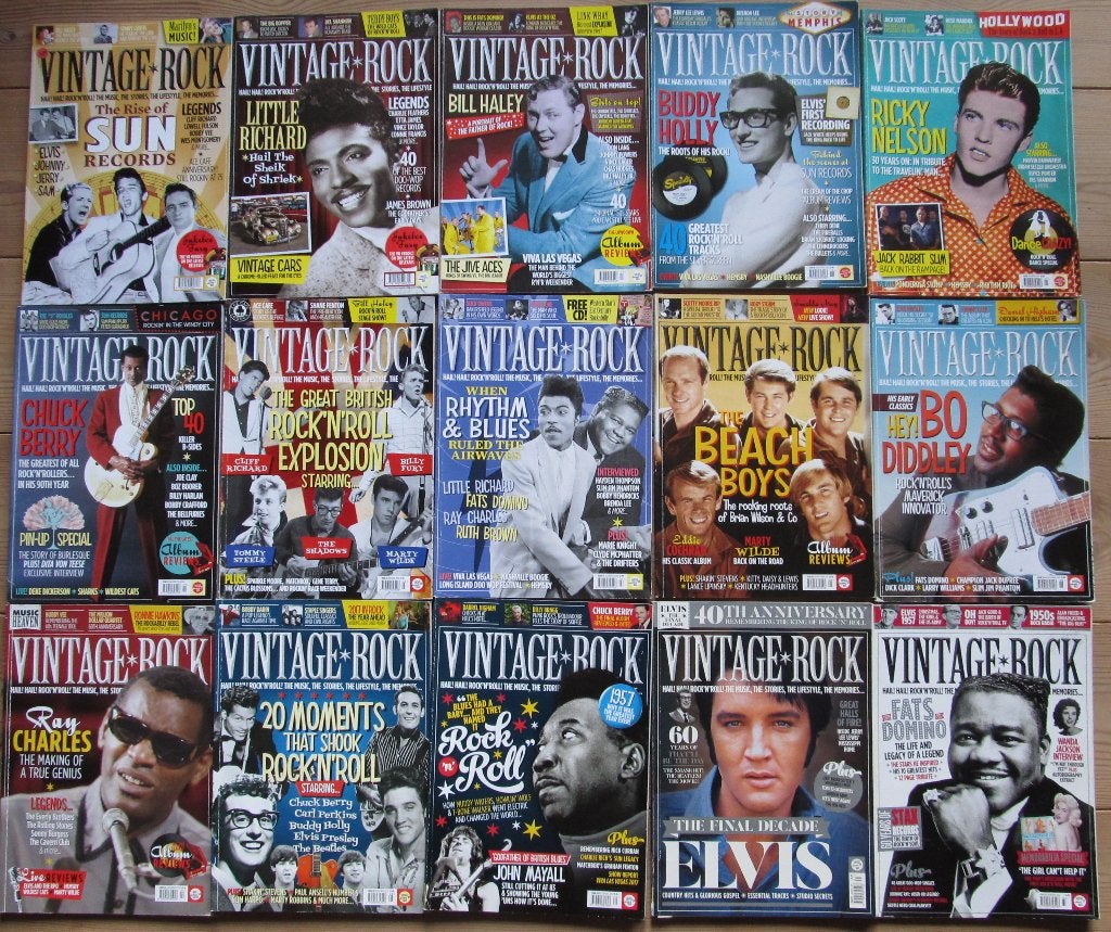 Collectie Vintage Rock Magazines 43 exemplaren, Verzamelen, Ophalen of Verzenden, 1980 tot heden, Buitenland, Tijdschrift