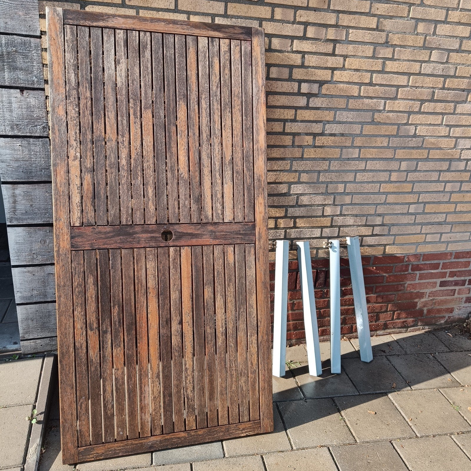 tuintafel 1.80 /90, Tuin en Terras, Ophalen, IJzer, Minder dan 3 meter, 1 tot 2 meter