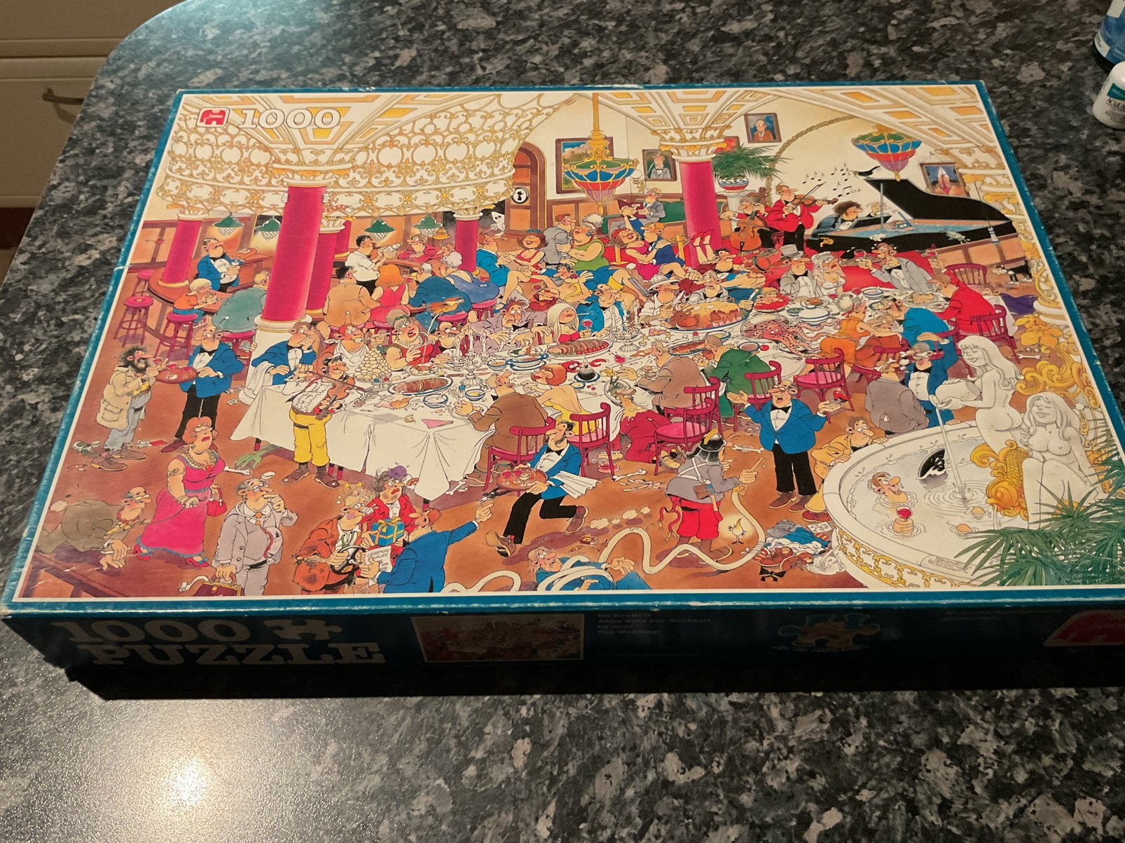 Puzzel van Jan van haasteren 1000 stukjes, Ophalen of Verzenden, 500 t/m 1500 stukjes, Zo goed als nieuw