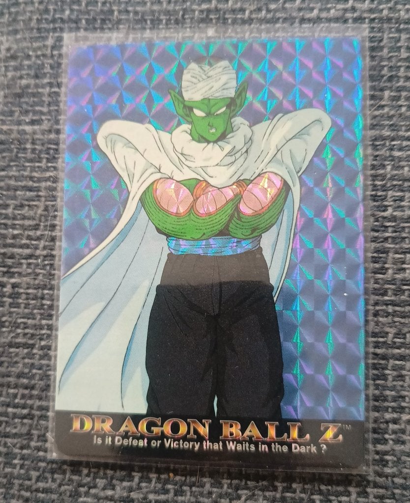 Dragon Ball Z Piccolo Foil Kaart - Zeldzaam, Ophalen of Verzenden, Zo goed als nieuw, Losse kaart, Foil