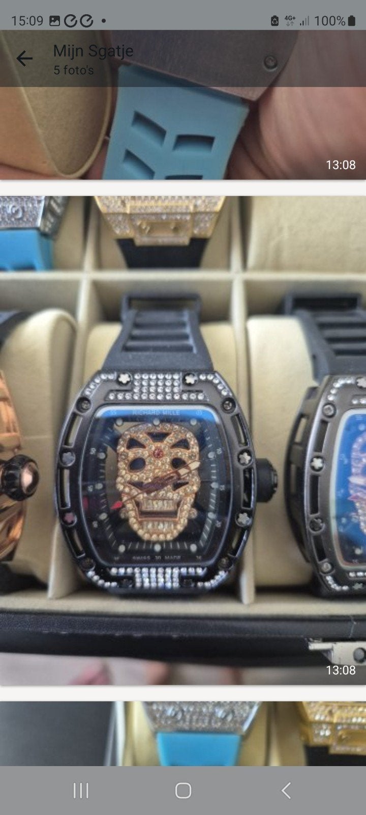 Richard mille design horloge s, Sieraden, Tassen en Uiterlijk, Horloges | Heren, Ophalen of Verzenden, Zo goed als nieuw, Overige merken