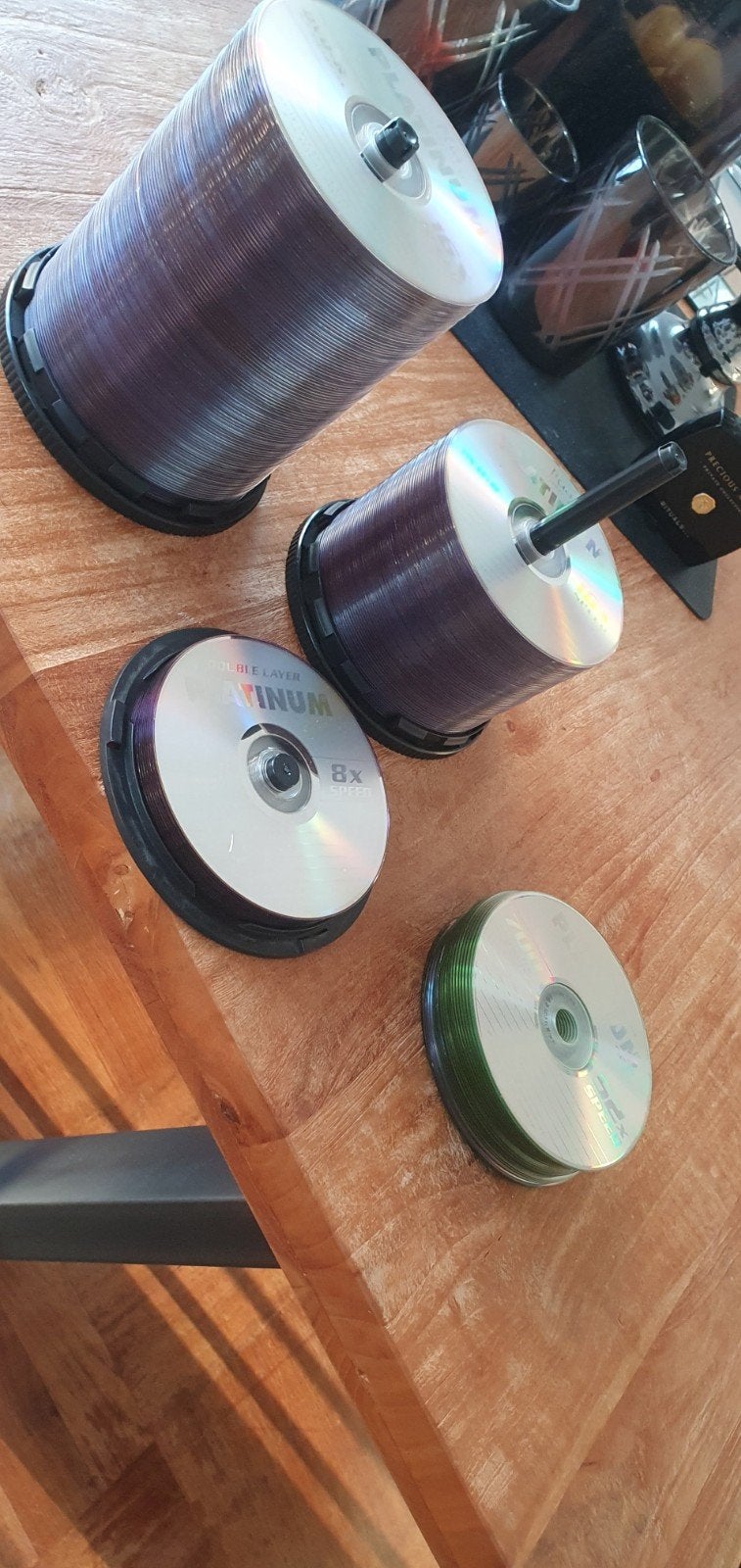 Diverse Platinum DVD+R en CD-R schijven, Computers en Software, Ophalen of Verzenden, Zo goed als nieuw, Dvd, Op spindel