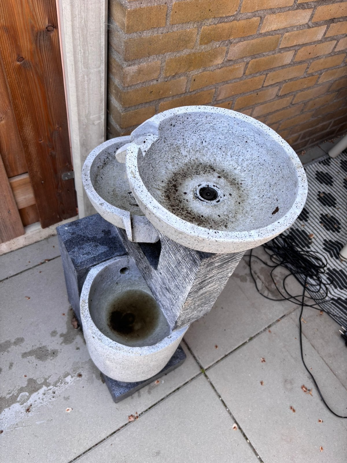 Waterfontijn, Tuin en Terras, Verzenden, Gebruikt, Kunststof, Waterornament