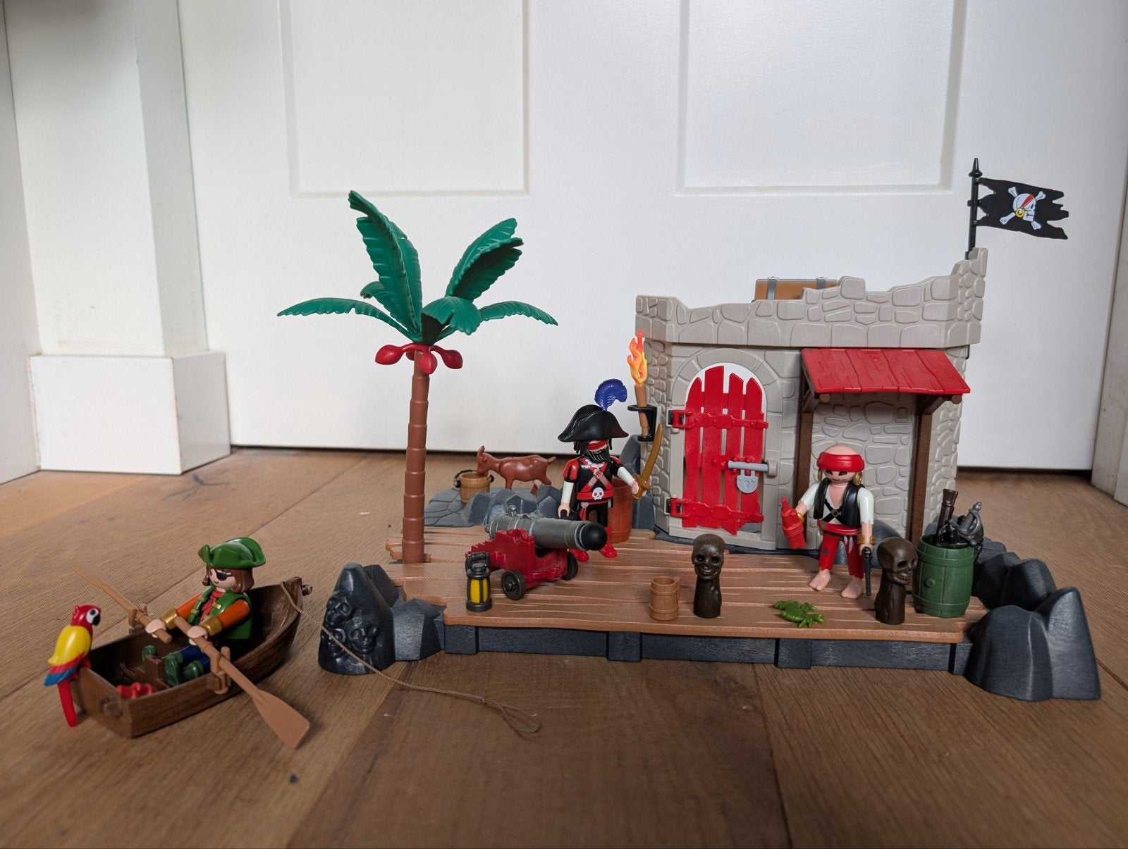 Playmobil piraten eiland set 6146, Pirates, Complete set, Ophalen of Verzenden, Zo goed als nieuw