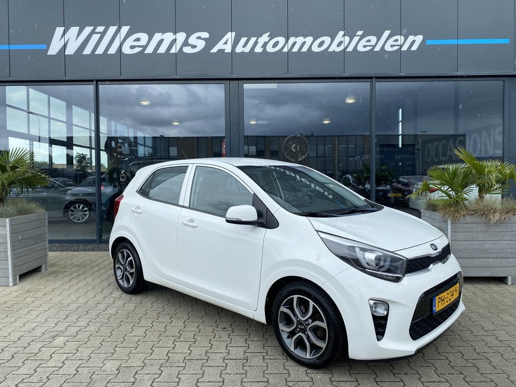 Kia Picanto 1.0 CVVT First Edition App Connect, Cruise Contr, Voorwielaandrijving, Stof, Gebruikt, Euro 6