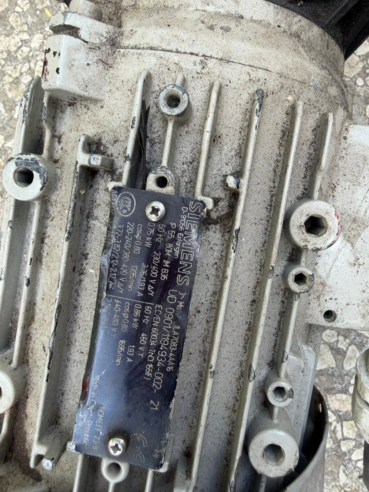 Siemens Hydrauliek Pomp 0.75kW, 380V - Goed Werkend, Ophalen