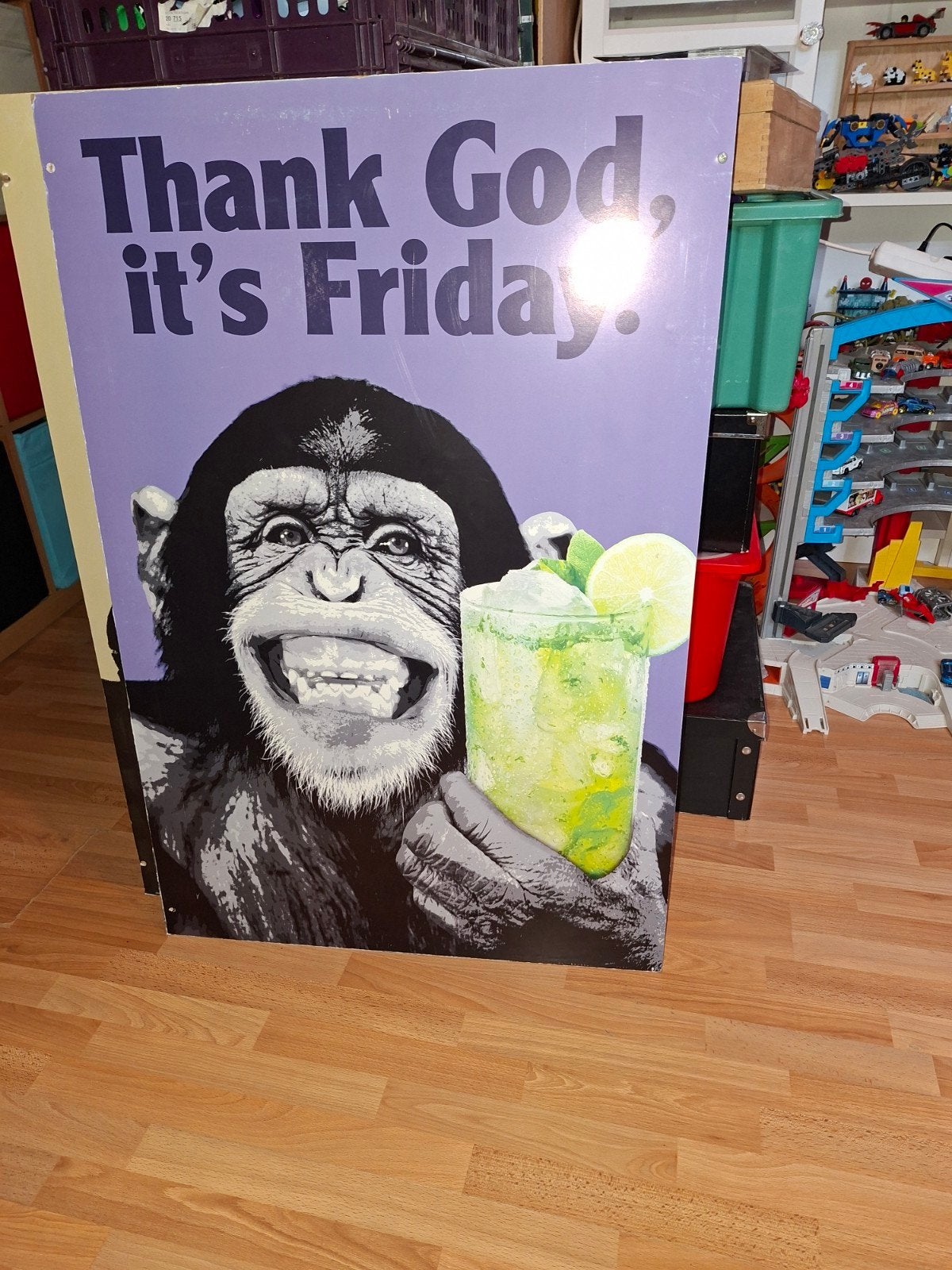 Reinders "Thank God, it's Friday" & "Steez Monkey" Panelen, Ophalen, Gebruikt, Oorspronkelijke maker, Print